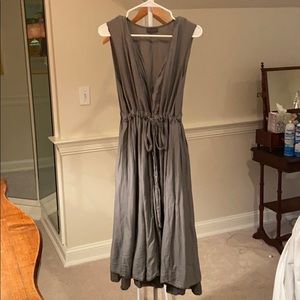 CP shades mid length dress in grey